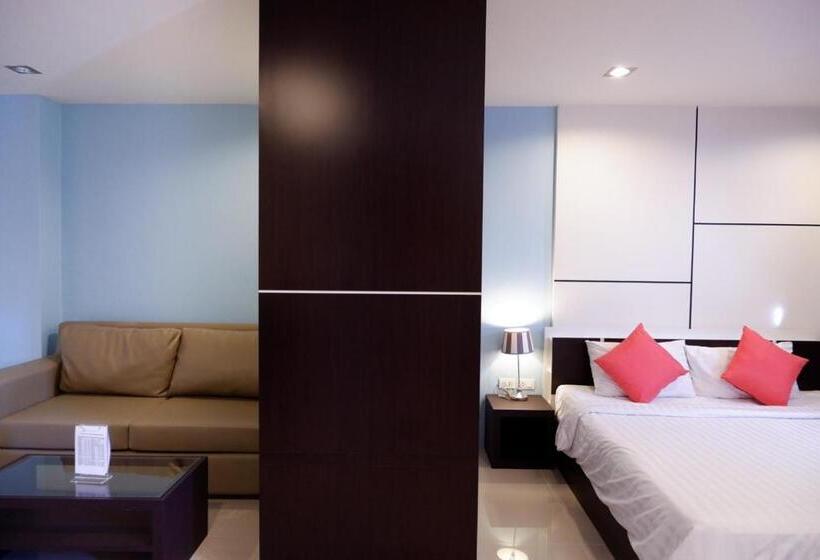 디럭스 스위트 킹 침대, Ca Hotel And Residence Phuket   Sha Extra Plus