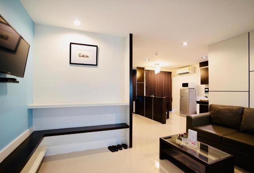 디럭스 스위트 킹 침대, Ca Hotel And Residence Phuket   Sha Extra Plus