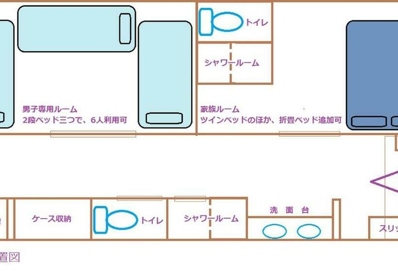 패밀리 룸, ゲストハウス・東海　長良川