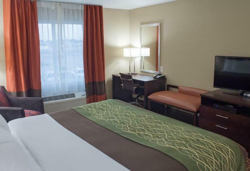 キングサイズベッドのスタンダードルーム, Comfort Inn & Suites Artesia
