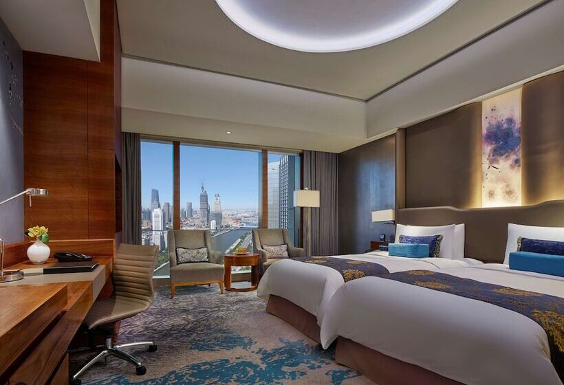 חדר סטנדרט נוף לנהר, Shangrila Tianjin