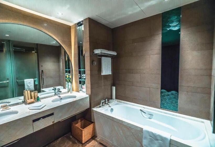 חדר סטנדרט נוף לנהר, Shangrila Tianjin