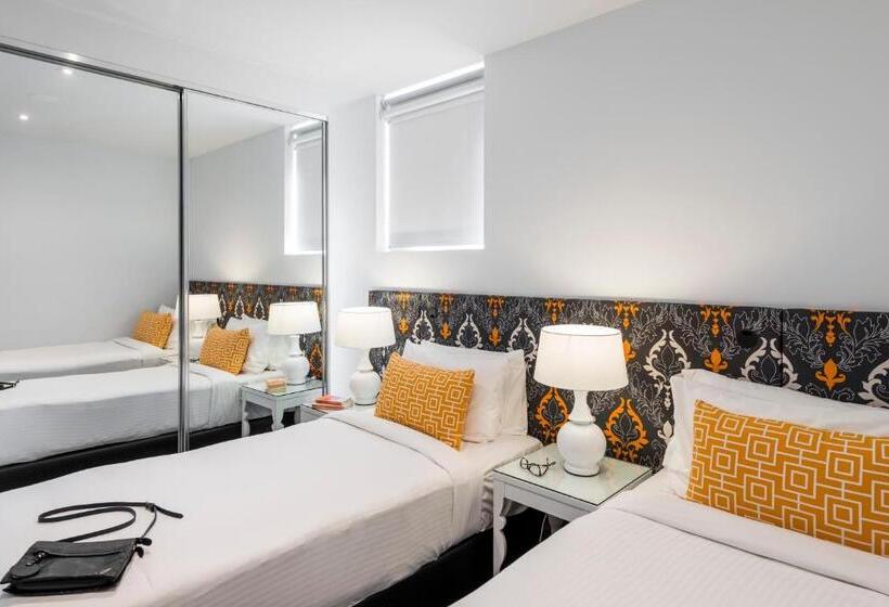 آپارتمان 1 خوابه, Oaks Melbourne South Yarra Suites