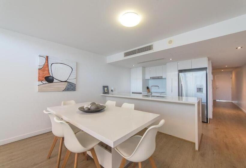 침실 3개 바다 전망 아파트, Echelon Apartments Yeppoon