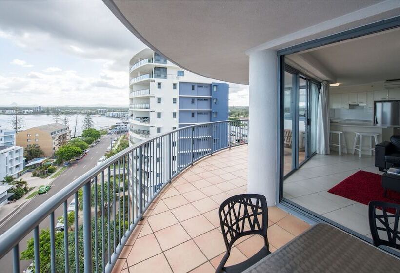 침실 3개 바다 전망 아파트, Centrepoint Apartments Caloundra