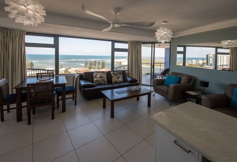 2침실 디럭스 아파트 바다 전망, Centrepoint Apartments Caloundra
