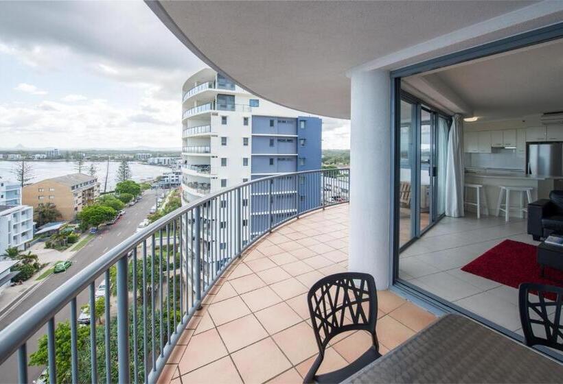 침실 3개 바다 전망 아파트, Centrepoint Apartments Caloundra
