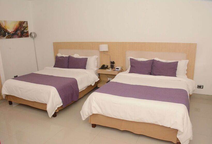 Номер Стандарт 2 Двуспальные Кровати, Radisson Diamond Barranquilla