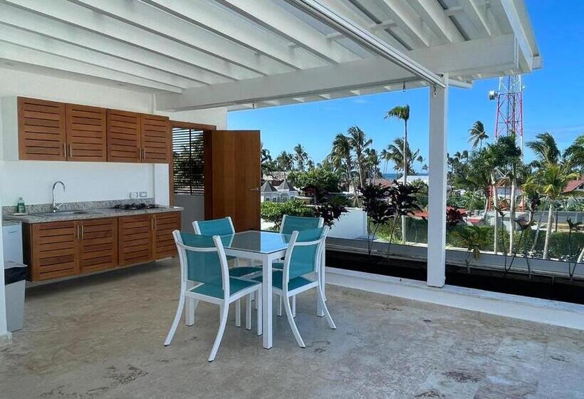 استودیوی استاندارد با چشم‌انداز دریا, Nicole Apthotel Penthouse