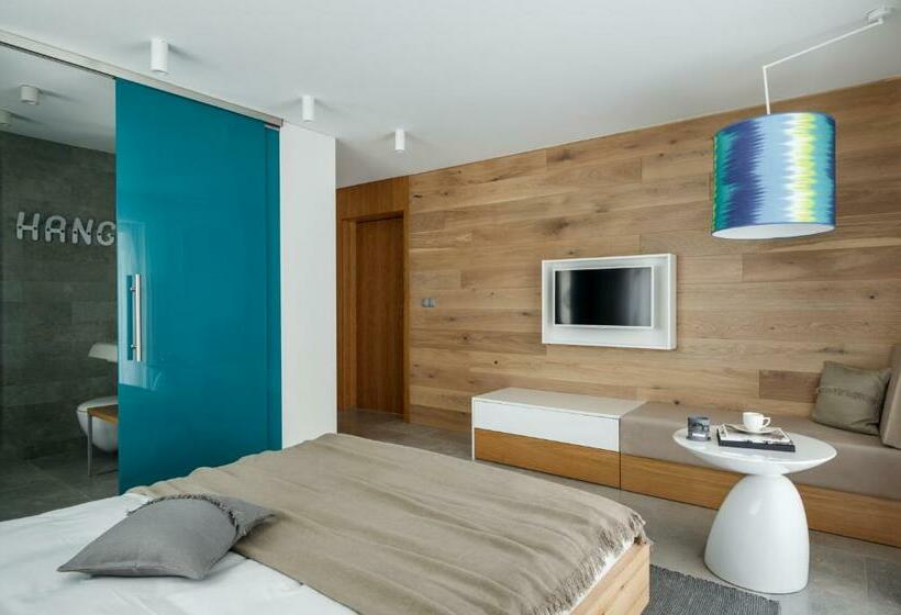 Номер Deluxe с Балконом, Zimowy Domek Boutique Rooms   Adults Only Vege
