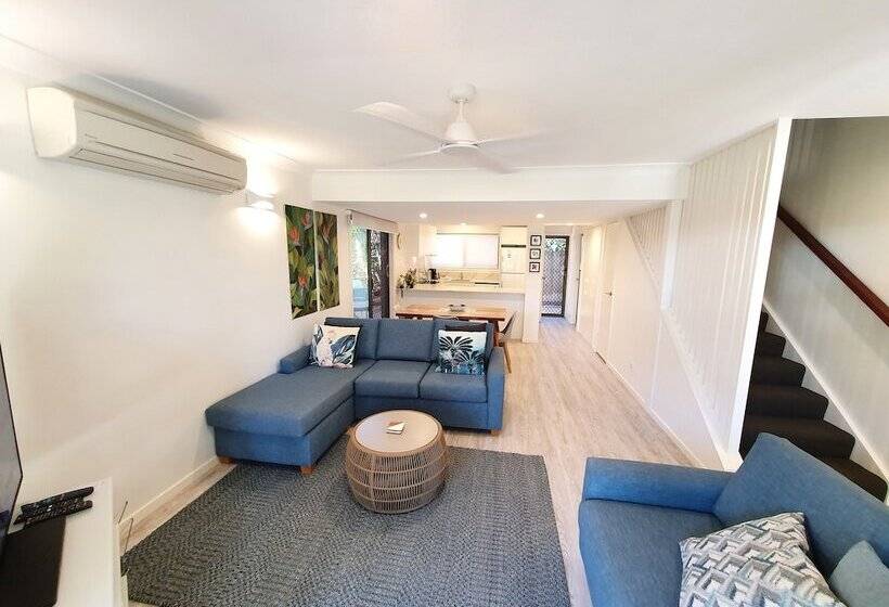 带露台两卧住房, Noosa Village River Resort