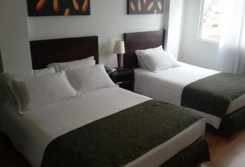 4인용 스탠다드 룸, Europa Hotel Boutique Manizales