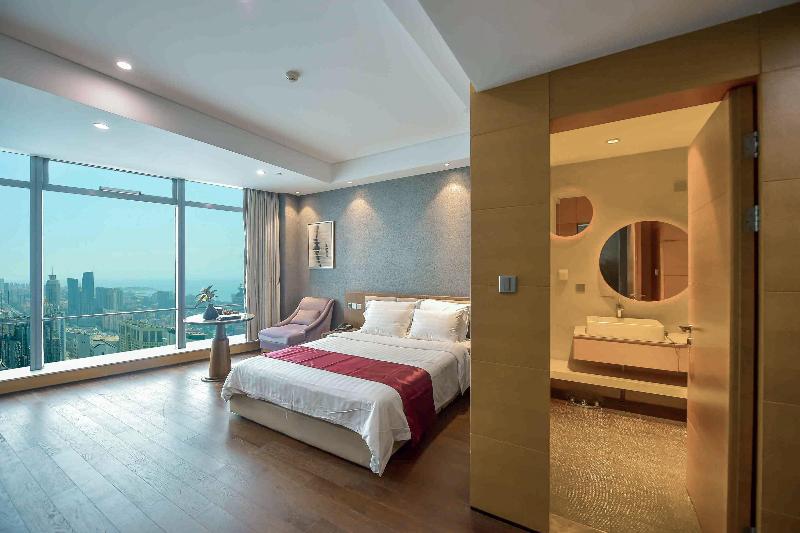 Номер Deluxe, Grand Madison Qingdao Harbourview Central（former Qingdao Farglory ）