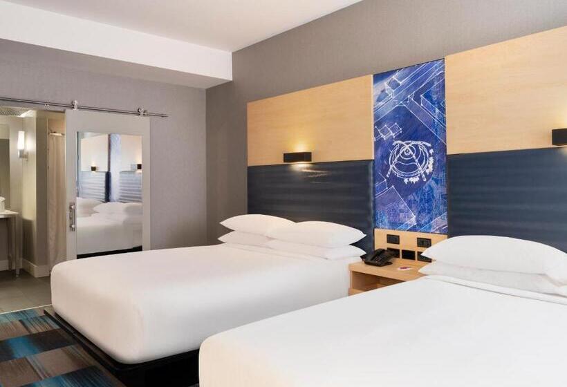 장애인을 위한 퀸사이즈 스탠다드 룸, Aloft El Segundo  Los Angeles Airport