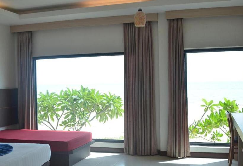 חדר משפחתי נוף לים, Golden Bay Cottage   Sha Extra Plus