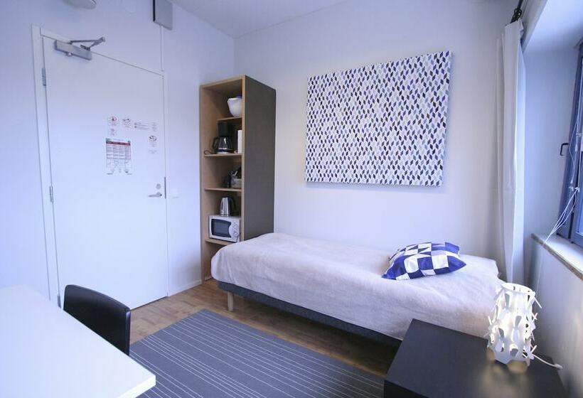 스탠다드 싱글 룸 공동욕실, Forenom Hostel Espoo Kivenlahti