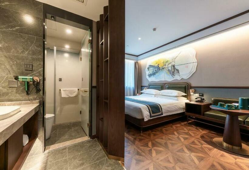 اتاق سوپریور با تخت بزرگ, Time Traveller Boutique Hotel   Near Beijing National Stadium , Olympic Forest Park , National Conve
