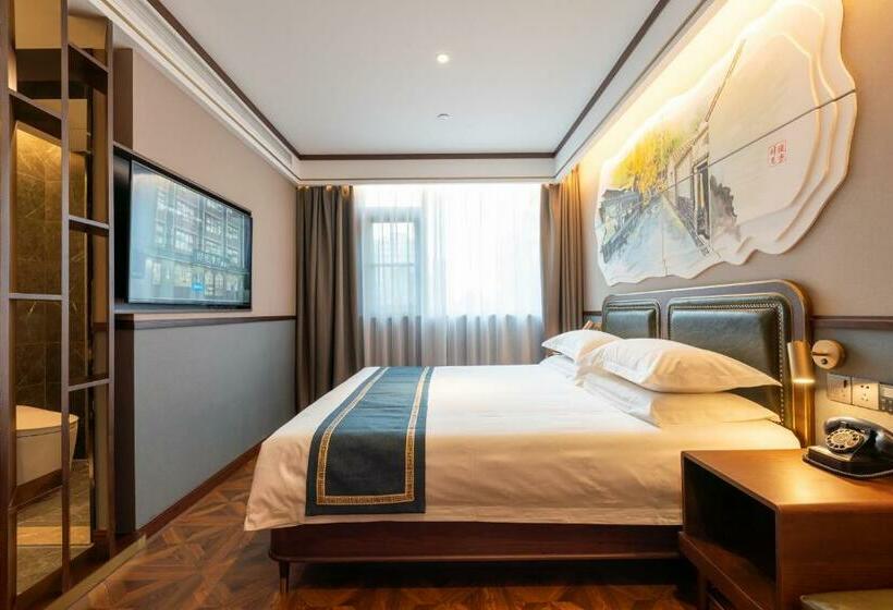 اتاق سوپریور با تخت بزرگ, Time Traveller Boutique Hotel   Near Beijing National Stadium , Olympic Forest Park , National Conve
