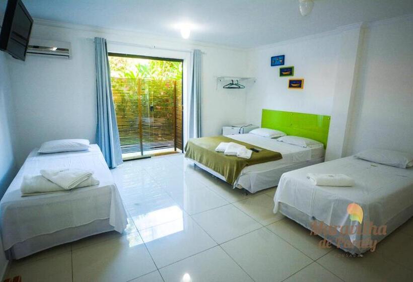 Quarto Triplo Estandar, Pousada Maravilha De Paraty