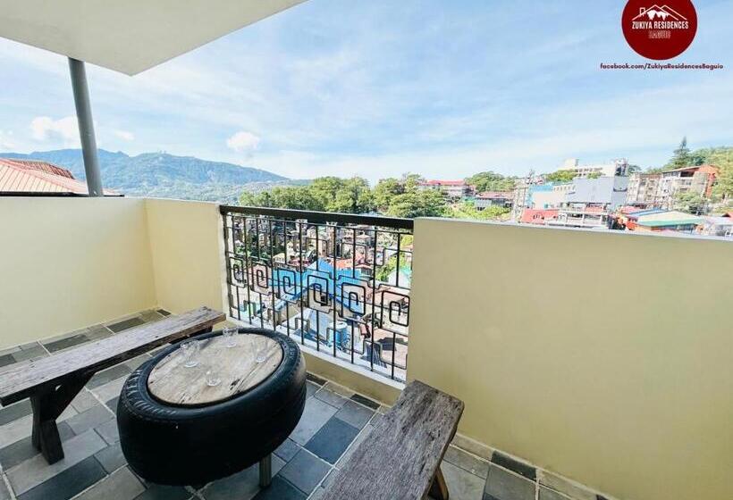Четырехместный Номер Стандарт с Балконом, Zukiya Residences Baguio