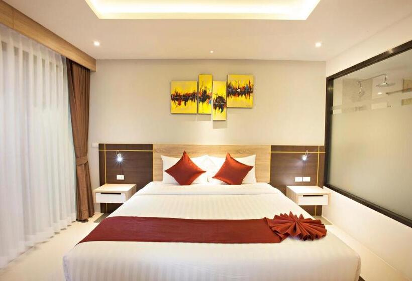 발코니 디럭스 룸, Paripas Patong Resort   Sha Extra Plus