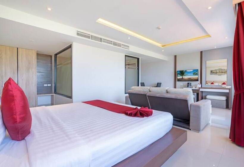 발코니가 있는 스위트, Paripas Patong Resort   Sha Extra Plus