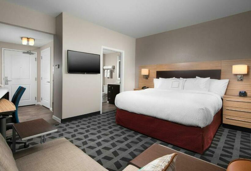 带大床的标准工作室, Towneplace Suites By Marriott Nashville Smyrna