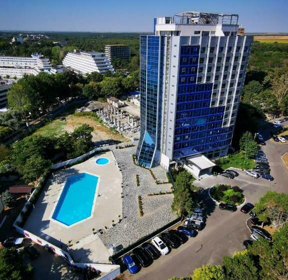 带1个卧室的带海景的公寓, Olimp Sea View Apartments Etajul 11