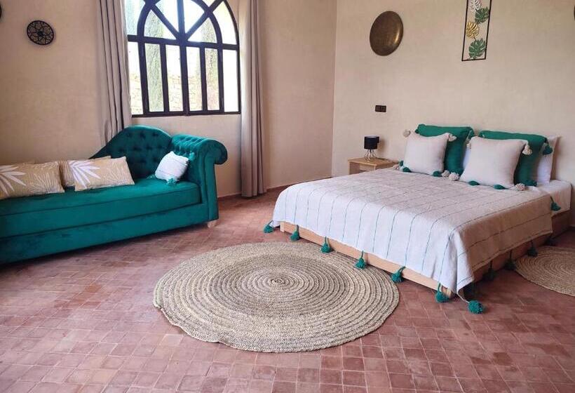 Habitación Estándar Vista Piscina, Riad Bini Ddik