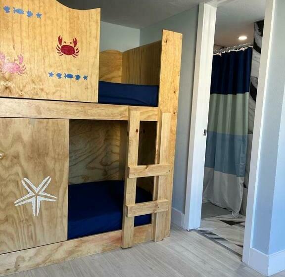 Cama em Quarto Compartilhado, Blue Little Havana