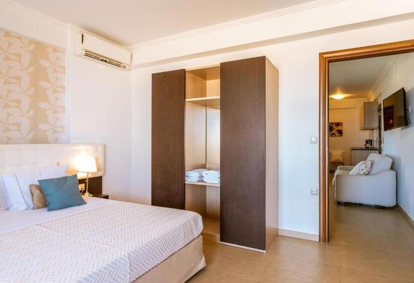 Huoneisto 1 Makuuhuone Merinäkymä, 3aktes Suites & Studios