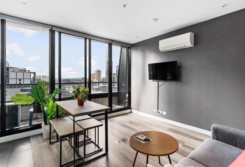 آپارتمان سوپریور 1 خوابه, Aura On Flinders Serviced Apartments