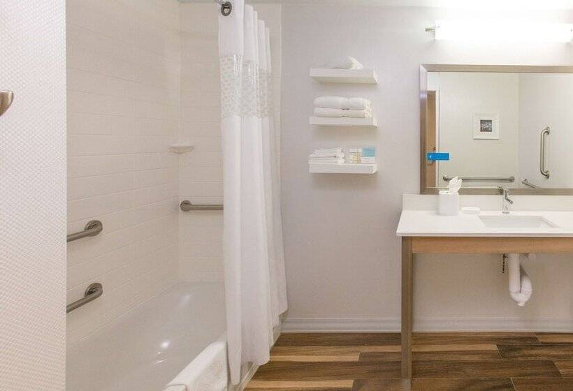 장애인을 위한 더블 침대 스탠다드 룸, Hampton Inn Palatka