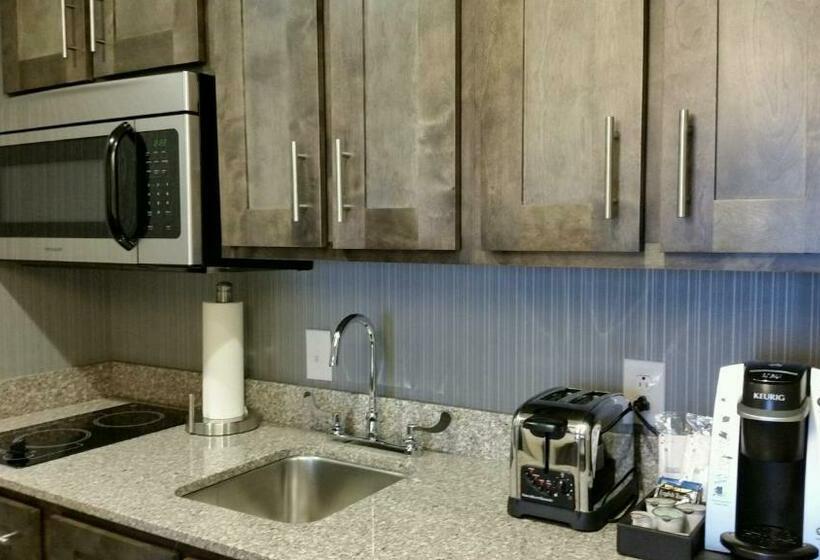 带大床的复式套间, Homewood Suites By Hilton Nashville Franklin Cool Springs