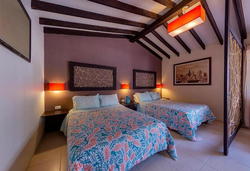 四人高级间, Ayenda Mountain Hostels Manizales