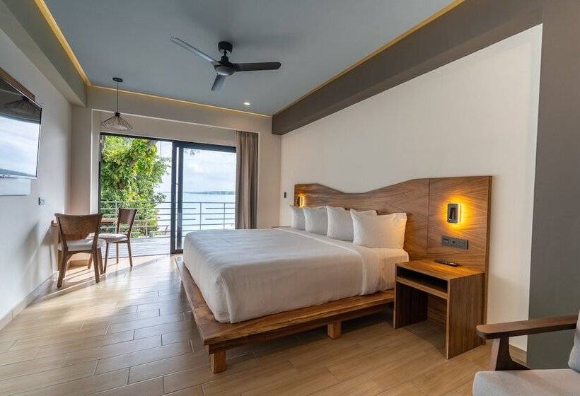 キングサイズベッドのデラックスルーム, Cristalino Lagoon Front Hotel, Restaurant & Spa