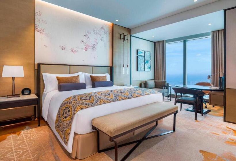 Номер Deluxe Кровать Кинг, Meixi Lake Hotel, A Luxury Collection Hotel, Changsha