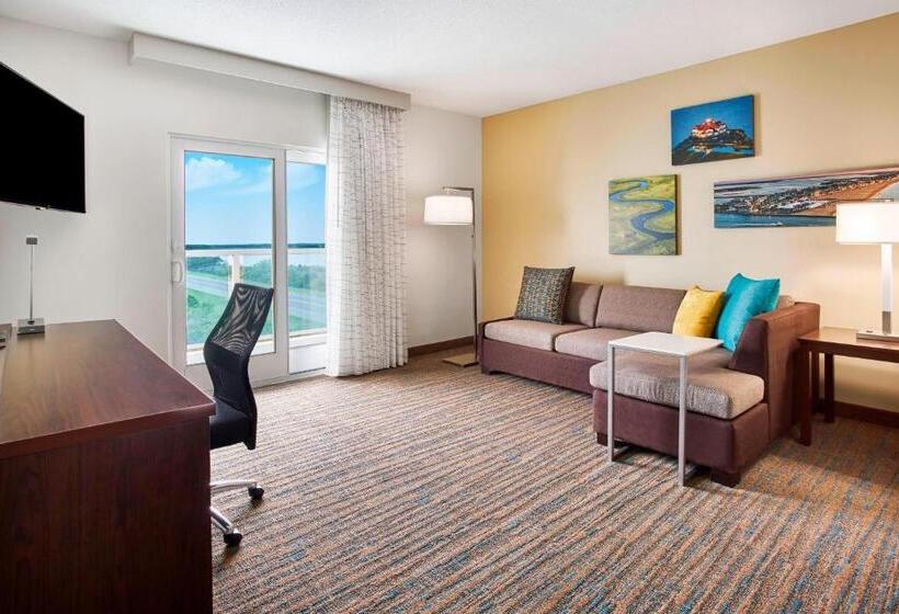 带大床的套房, Residence Inn By Marriott Ocean City