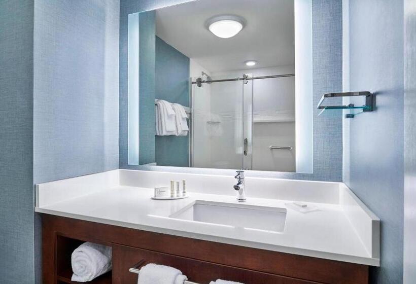 带大床的标准工作室, Residence Inn By Marriott Ocean City