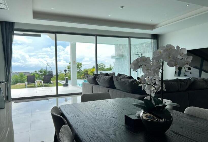 빌라 1 베드룸 - 수영장, The View Phuket By Resava