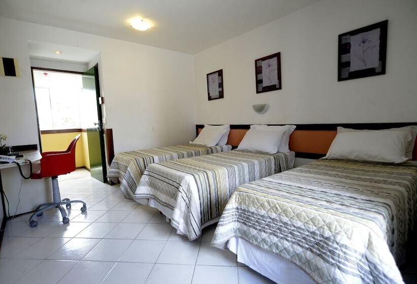 Трежместный Номер Economy, Rede Andrade Mar Hotel   Rio Vermelho