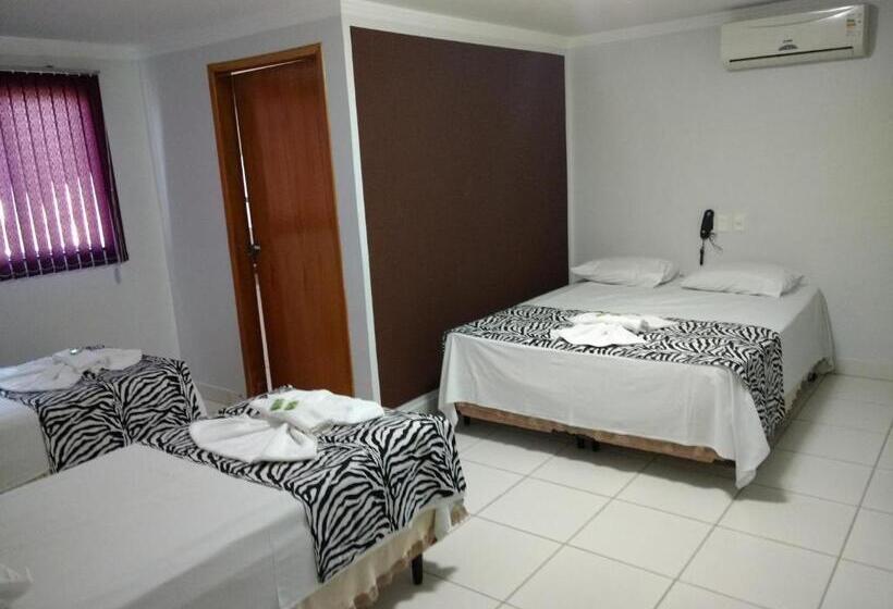 四人标准间, Euro Plaza Hotel   Próximo Ao Aeroporto De Goiânia, Santa Genoveva