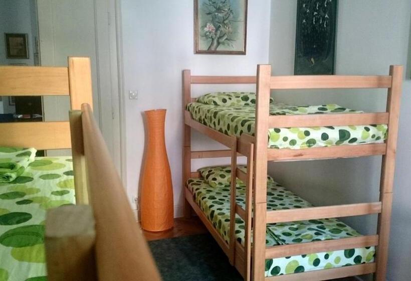 تختخواب در اتاق مشترک, Sun Hostel