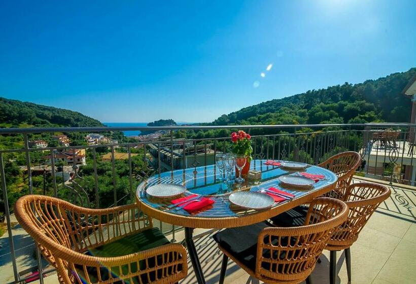 带1个卧室的带海景的公寓, Natura Luxury Suites Parga