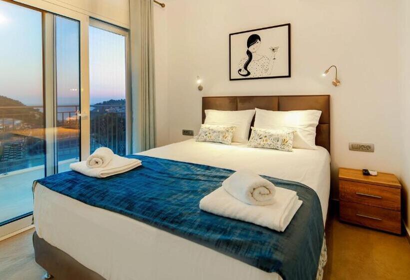 带1个卧室的带海景的公寓, Natura Luxury Suites Parga