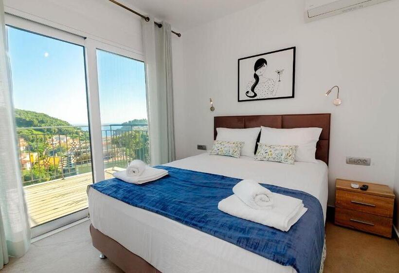 带1个卧室的带海景的公寓, Natura Luxury Suites Parga