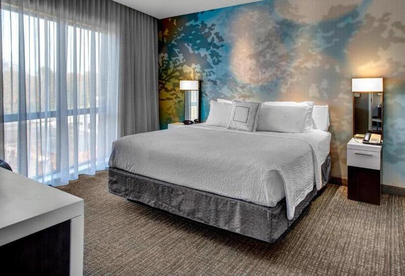 מיטת קינג בסוויטה, Courtyard By Marriott Carrollton
