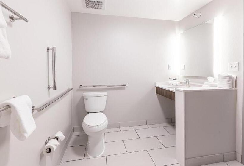 身障者適用キングサイズベッドルーム, Holiday Inn Express & Suites   Rantoul, An Ihg