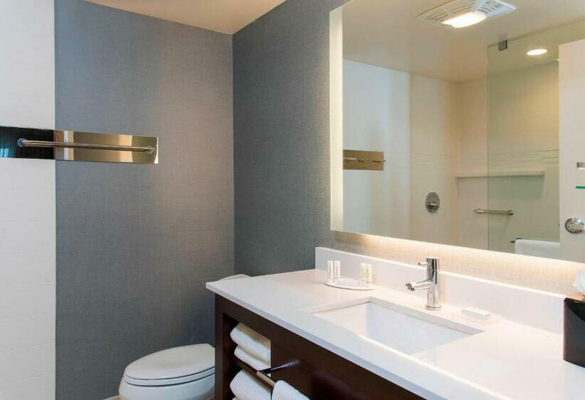 带大床的标准工作室, Residence Inn By Marriott Milwaukee West