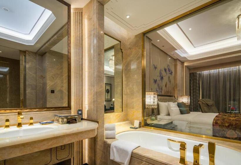 اتاق اجرایی با تخت بزرگ, Wanda Reign Chengdu